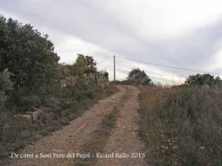 De camí a l'església a Sant Pere del Pujol - Itinerari.