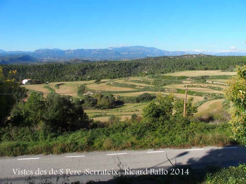 Vistes des de l'Església de Sant Pere – Viver i Serrateix