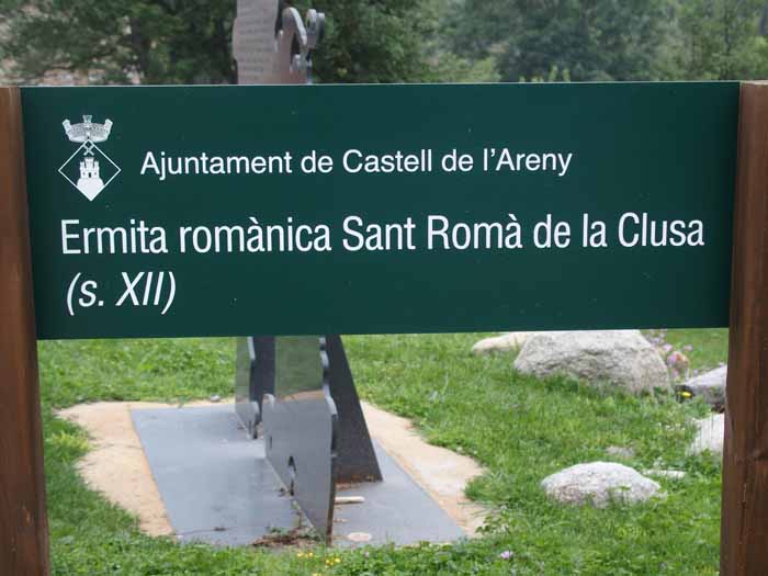 Església de Sant Romà de la Clusa - Castell de l'Areny