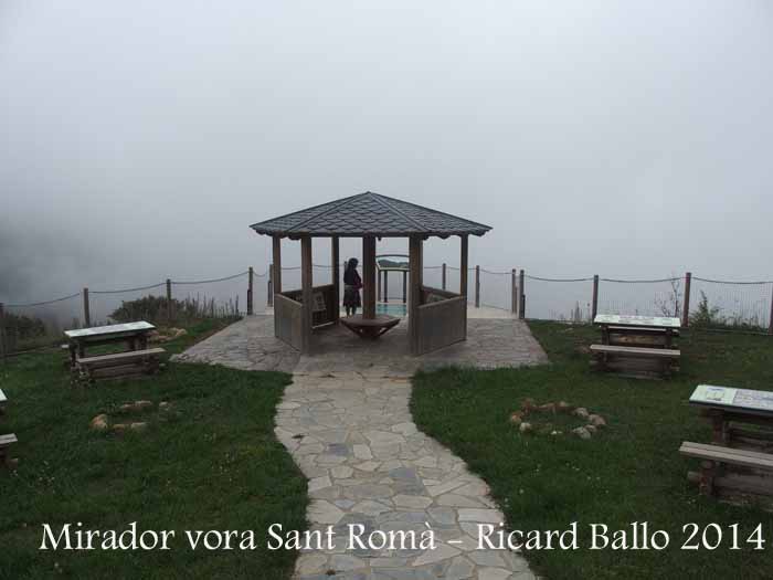 Camí des de l'Església de Sant Romà de la Clusa a La Pobla de Lillet - Mirador.