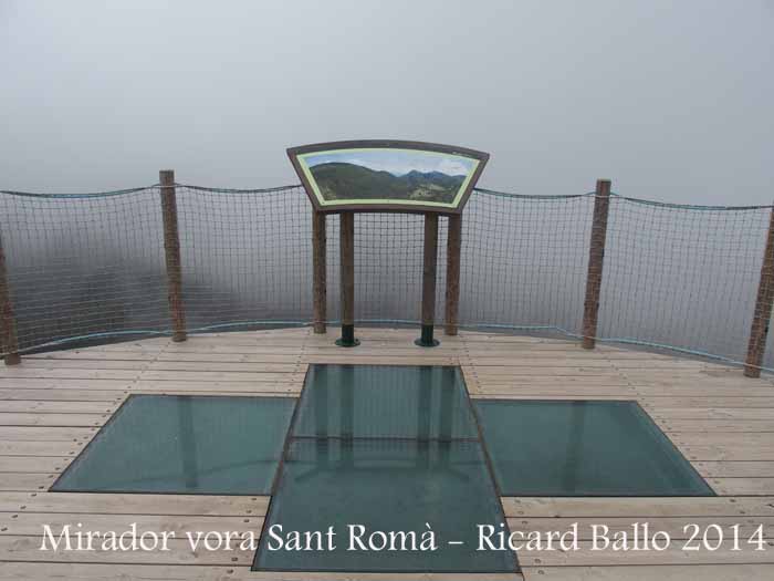 Camí des de l'Església de Sant Romà de la Clusa a La Pobla de Lillet - Mirador.