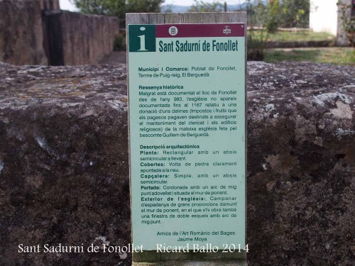 Església de Sant Sadurní de Fonollet – Puig-reig