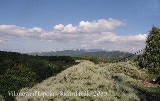 Vistes des de l'església de Sant Salvador – Vilanova d'Espoia