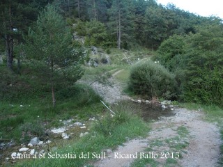 Camí a l'Església de Sant Sebastià del Sull – Saldes