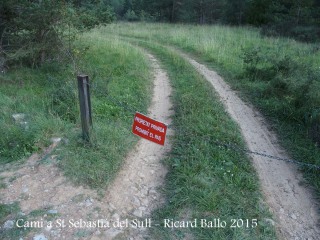 Camí a l'Església de Sant Sebastià del Sull – Saldes