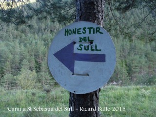 Camí a l'Església de Sant Sebastià del Sull – Saldes