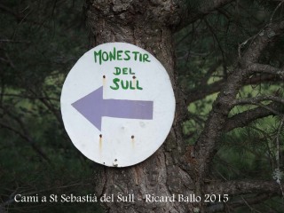 Camí a l'Església de Sant Sebastià del Sull – Saldes