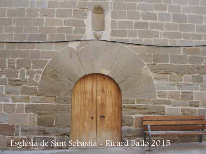 Església de Sant Sebastià –  La Guàrdia d'Urgell (Tornabous)