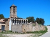 Església de Santa Eulàlia de Timoneda – Lladurs - En primer terme, el cementiri.