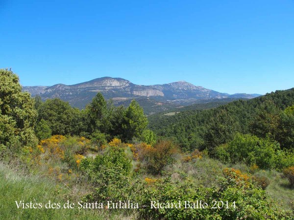 Vistes des de l'Església de Santa Eulàlia de Timoneda – Lladurs