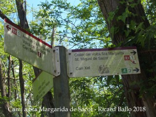 Camí a l'església de Santa Margarida de Sacot – Santa Pau