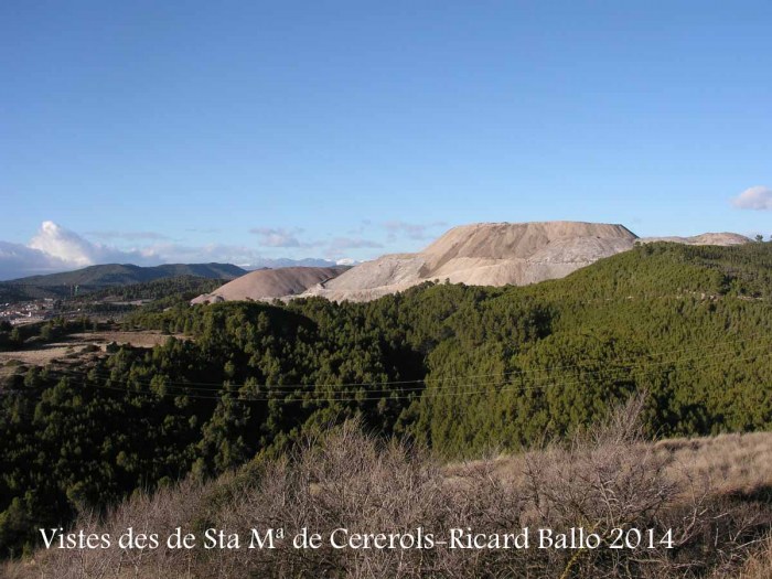 Vistes des de l'Església de Santa Maria de Cererols – Súria