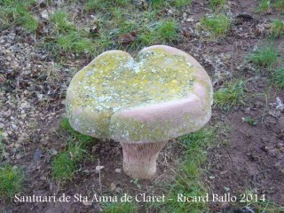 Santuari de Santa Anna de Claret - Santpedor - Bolet decoratiu de pedra.