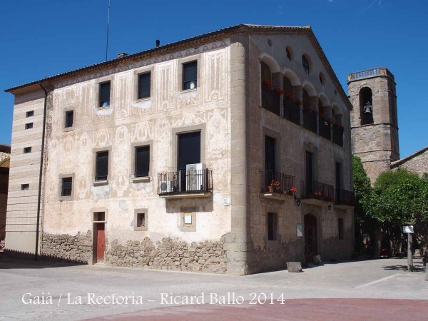 Església de Santa Maria de Gaià - Rectoria