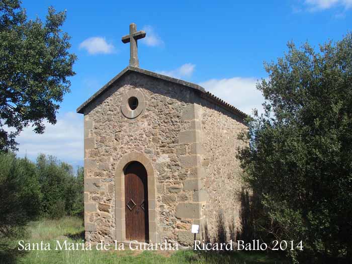 Santuari de Santa Maria de La Guàrdia – Sagàs - Capelleta on segons la tradició es va trobar la imatge de la Verge