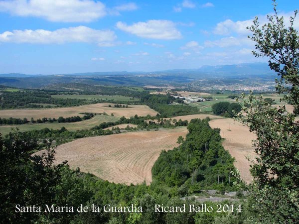 Vistes des del Santuari de Santa Maria de La Guàrdia – Sagàs