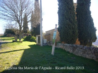 Església de Santa Maria de l'Aguda / Torà - Cementiri