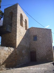 Església de Santa Maria de l'Aguda / Torà - Entrada i campanar