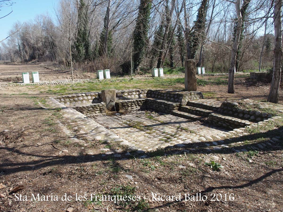 Església de Santa Maria de les Franqueses – Balaguer - Entorn