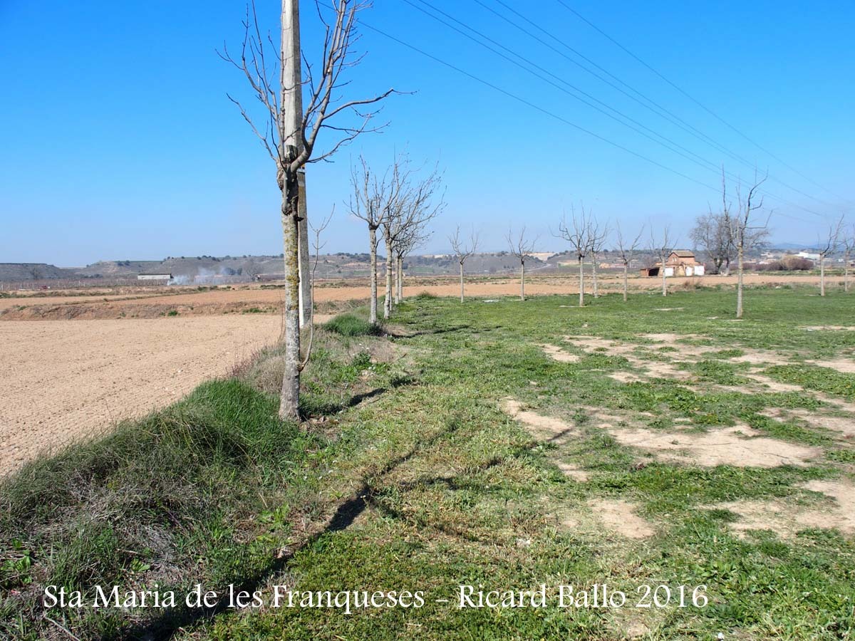 Església de Santa Maria de les Franqueses – Balaguer - Entorn