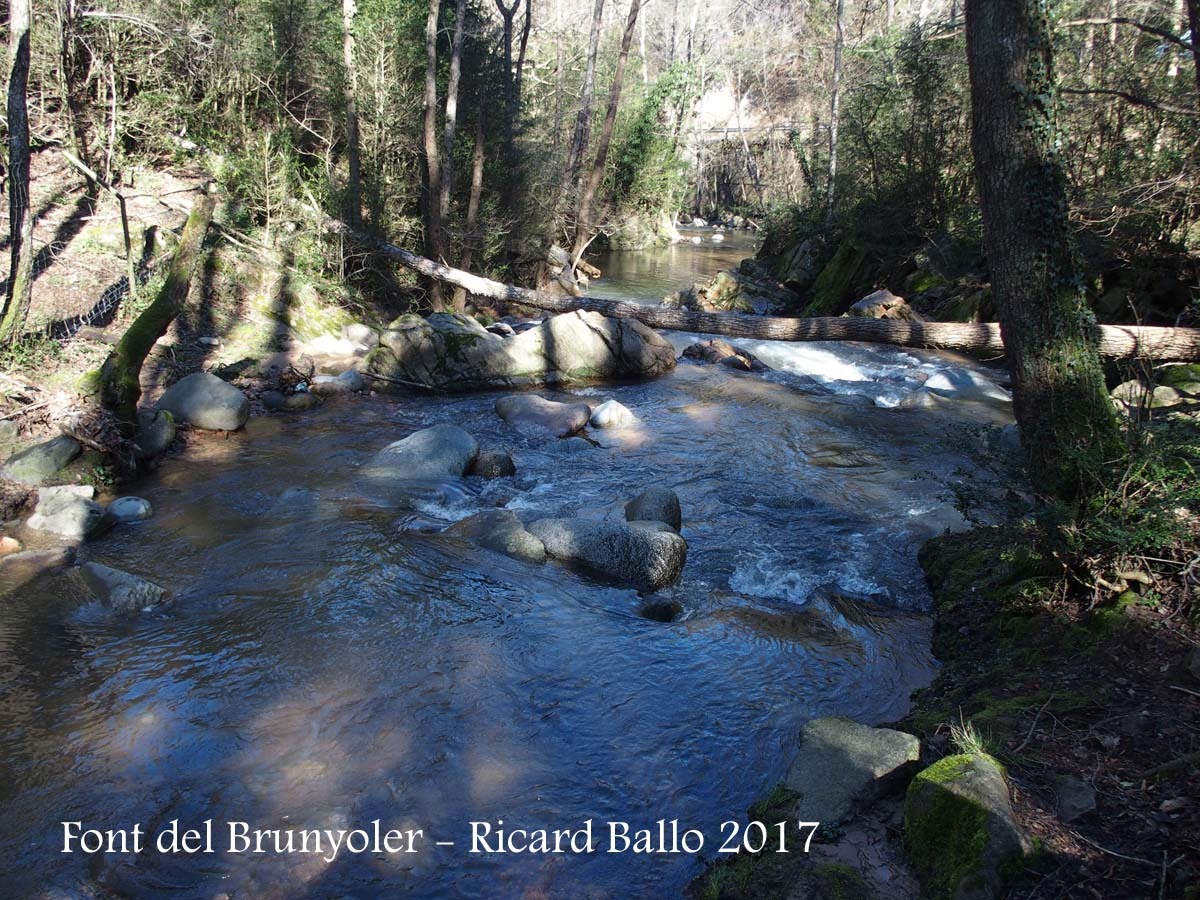 Vora l\'Església de Santa Maria de Mansolí i de la Font del Brunyoler - Riera d\'Osor