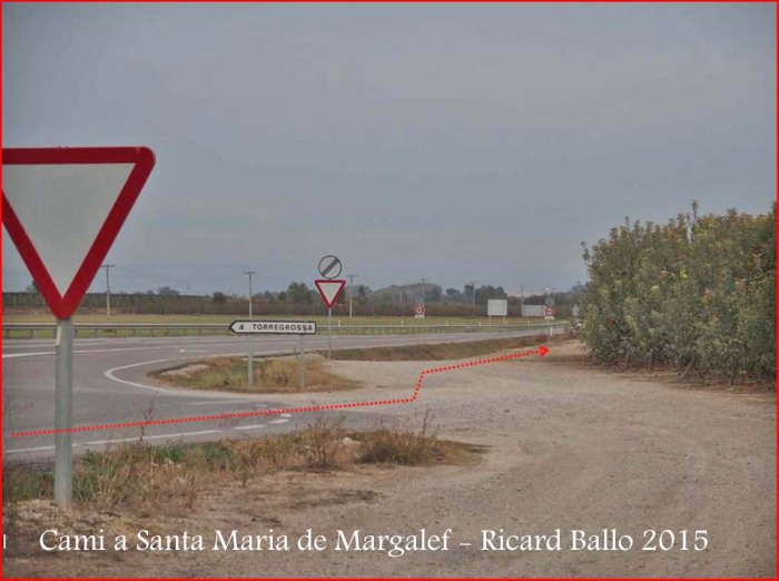 Camí a l'Església de Santa Maria de Margalef – Torregrossa