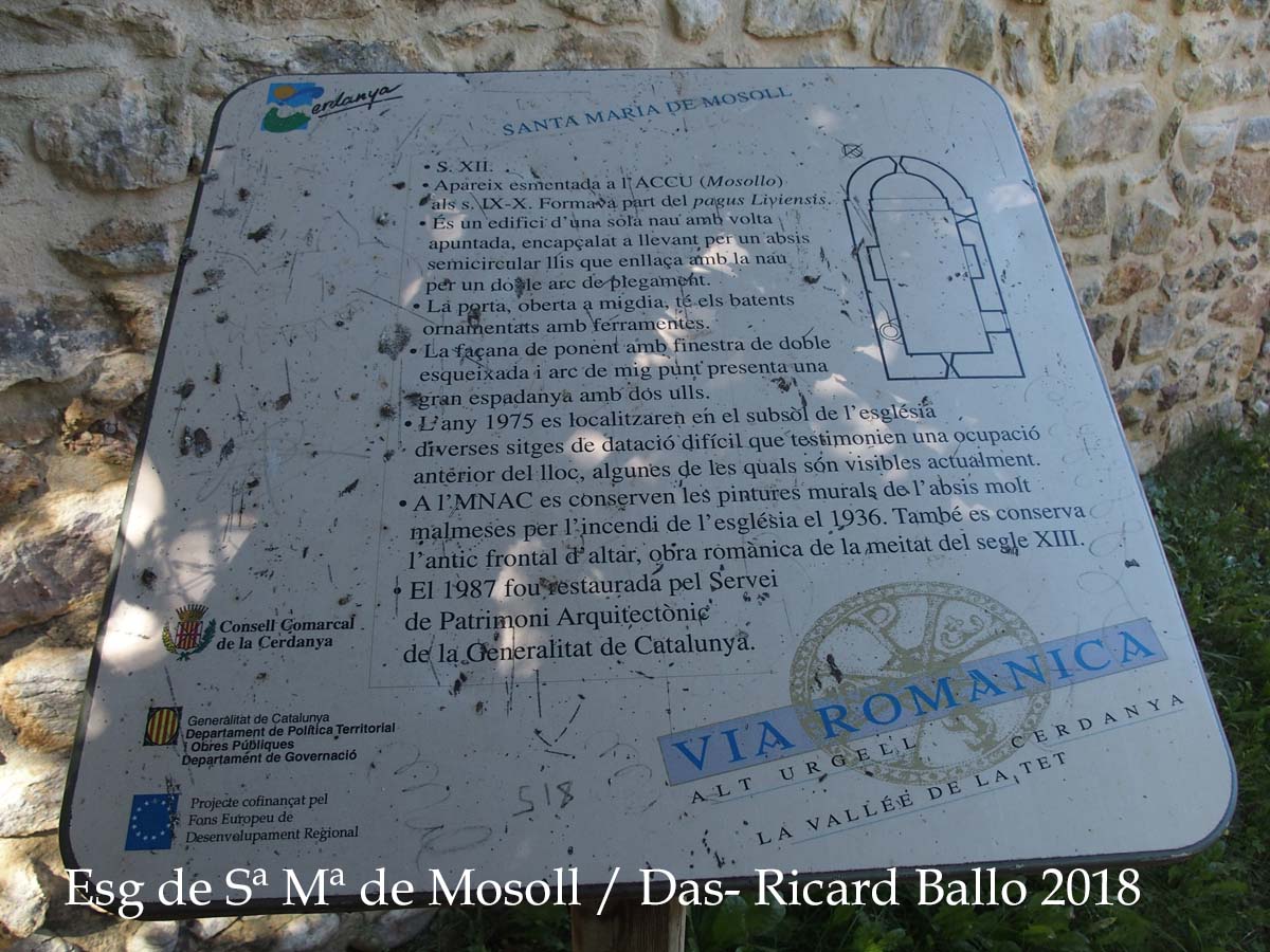 Església de Santa Maria de Mosoll Das / Cerdanya Catalunya Medieval