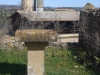 Església de Santa Maria de Sant Serni - Torà - Davant la façana, en el fossar, s’observa un petit altar per beneir el terme.