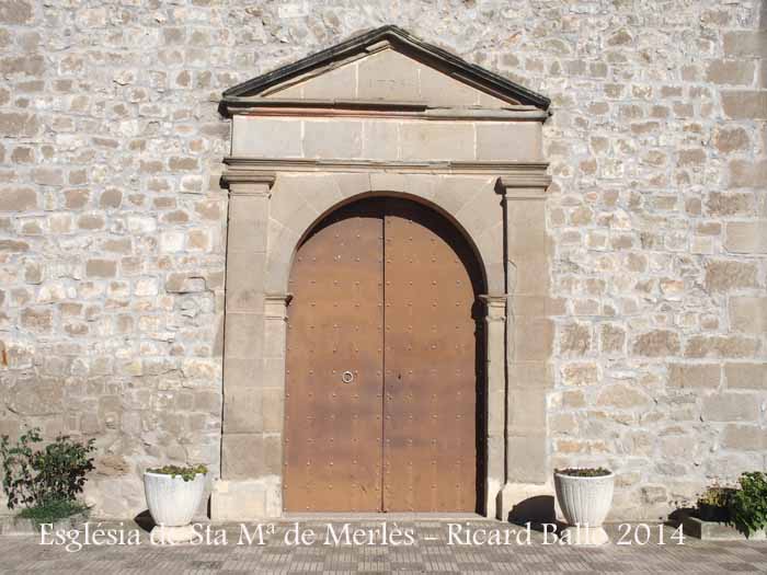 Església de Santa Maria – Santa Maria de Merlès