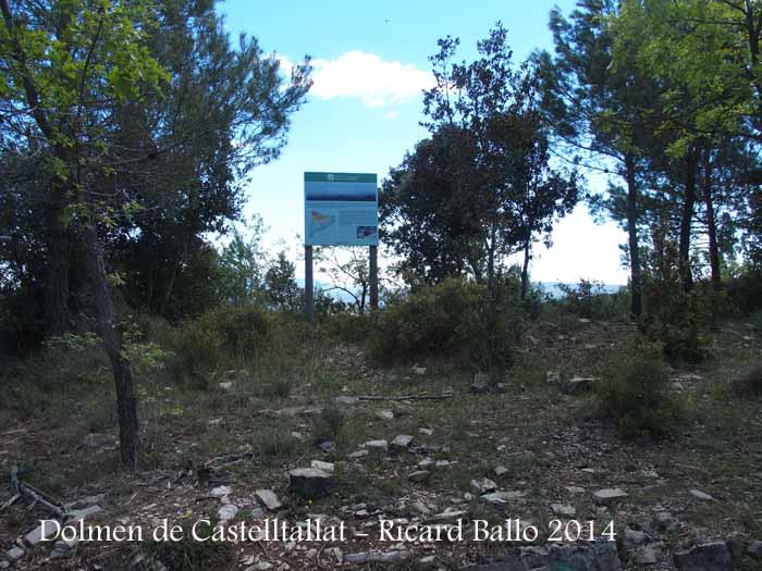 Camí d'accés al Dolmen de Castelltallat