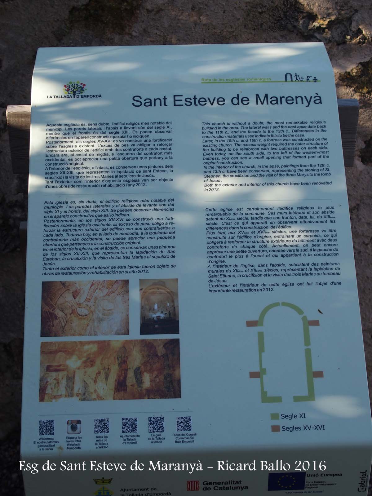 Església fortificada de Sant Esteve de Maranyà – La Tallada d’Empordà