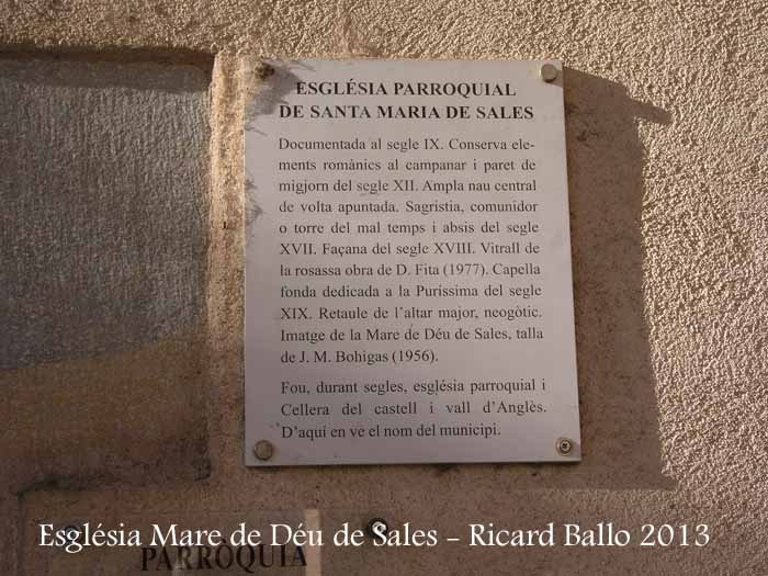 Església parroquial de la Mare de Déu de Sales – La Cellera de Ter