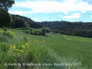 Església parroquial de Sant Andreu de Clarà – Castellar de la Ribera / Entorn
