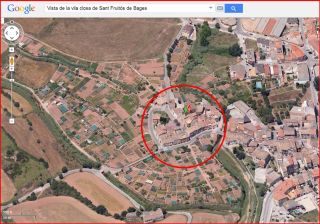 Sant Fruitós de Bages - Captura de pantalla de Google Maps.
