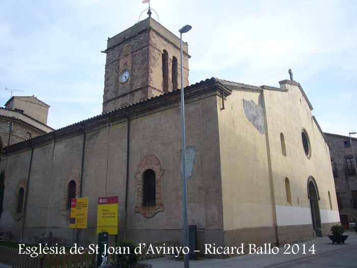 Església parroquial de Sant Joan d’Avinyó – Avinyó 