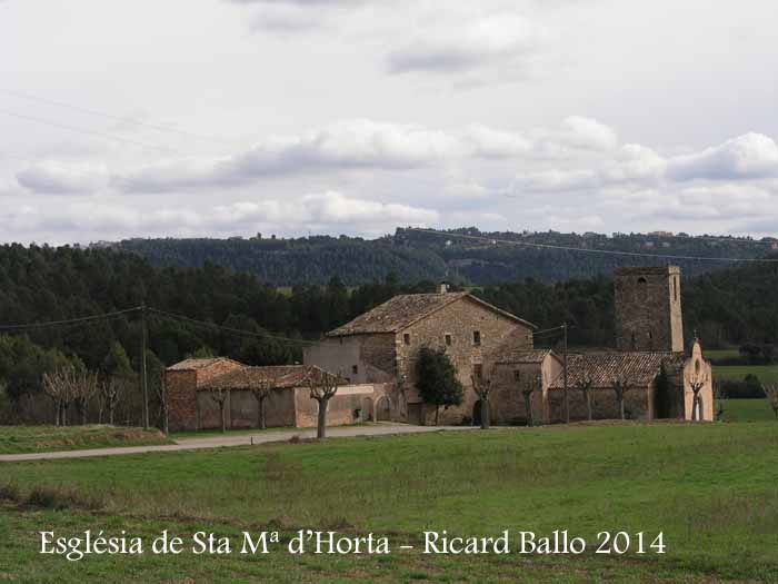 Església parroquial de Santa Maria – Horta d’Avinyó 