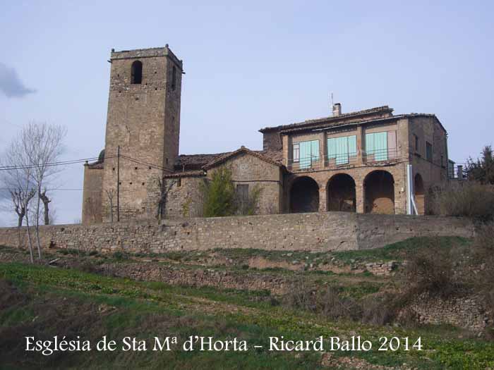 Església parroquial de Santa Maria – Horta d’Avinyó 