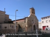 Església vella de Sant Pere - Alfarràs - El filat que es veu al davant, en primer terme de la fotografia, és el que ens separa del Canal de Pinyana.