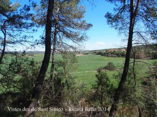 Vistes des de l'Església vella de Sant Simeó de Centelles – Rajadell