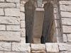 Església Vella de Santa Maria de Gàver - Detall finestra geminada.