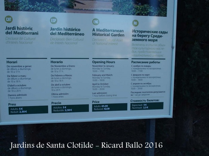 Jardins de Santa Clotilde – Lloret de mar