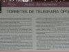 Les Torretes – Calella - plafó informatiu - Ampliació per permetre la lectura.