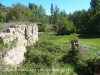 Molí de Buida-sacs – Clariana de Cardener - Al fons apareix el Pont de Buida-sacs