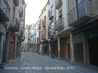 Cervera - carrer Major.