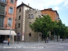 Muralles de Vic.Torre i muralla de l\'antic portal de Malloles, reconstruït l\'any 1955 sobre les seves primitives bases.
