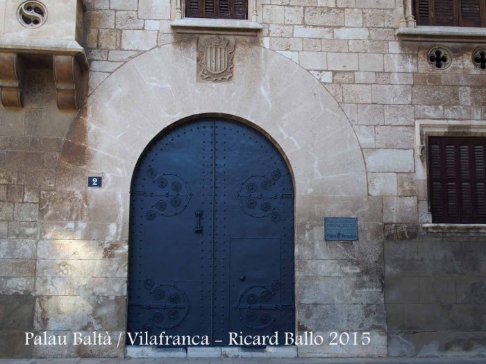 Palau Baltà – Vilafranca del Penedès