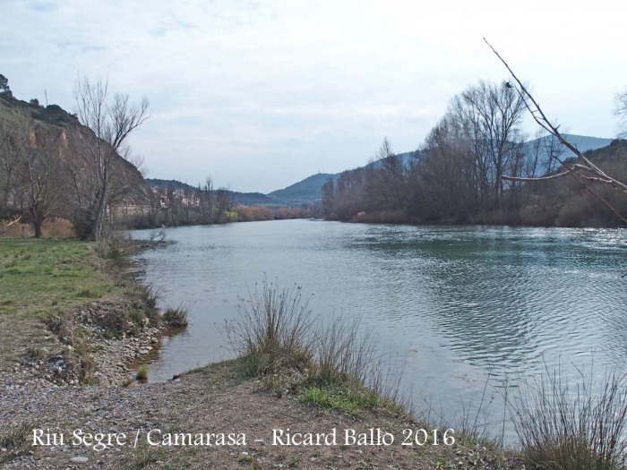 El riu Segre al seu pas per Camarasa