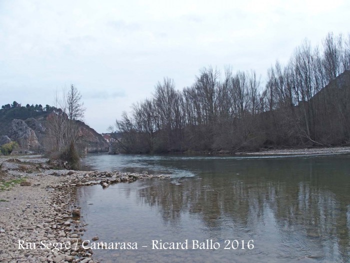 El riu Segre al seu pas per Camarasa