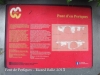 Puig-reig - Pont de Periques, creuant el Llobregat - Cartell informatiu - No és que la fotografia estigui mal feta. Directament, el text no és llegible.