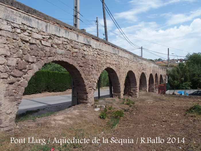 Pont Llarg – Aqüeducte de la Sèquia de Manresa